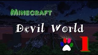 【マインクラフト】　Devil World　始まりの世界  NO.1　【あしあと】