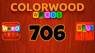 COLORWOOD WORDS Cryptogram level 706