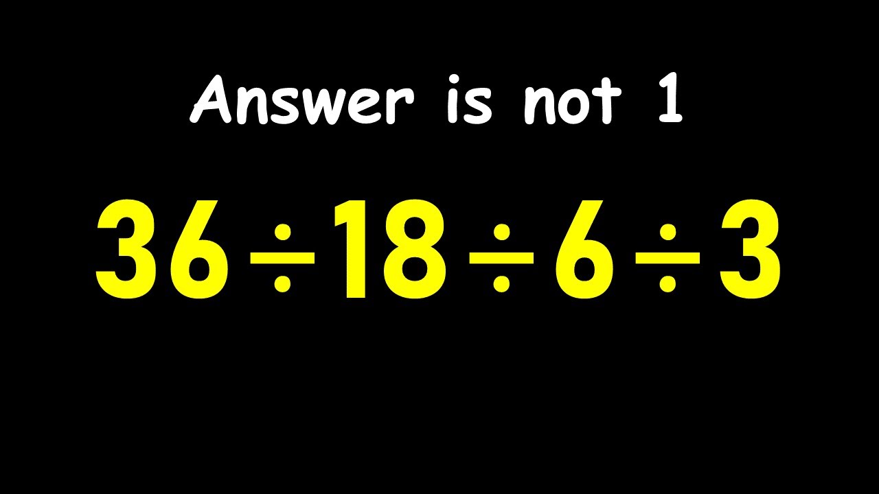 This Math Problem Tricks Everyone Youtube