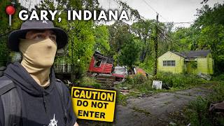 GARY INDIANA - Walking Through the Most Abandoned Neighborhood (Everyone Left...)