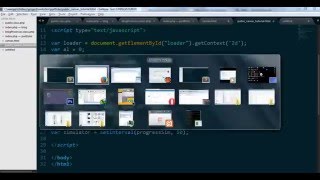 Javascript + Html5 Circular Loader
