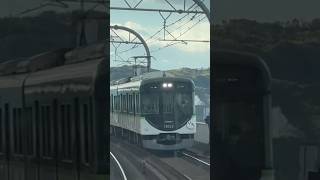 コンフォート急行前面展望動画2025すれ違い電車集　競馬場カーブ付近で最新型（2025年当時）普通車とのすれ違い