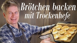 Brötchen selber backen mit Trockenhefe