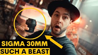 Sigma 30mm 1.4 The best BUDGET lens POV[Street]