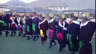 46 ལ་སྟོད་དིང་རིའི་སྒོར་གཞས་Tibetan culture dance ( Dhingre Gorshay)