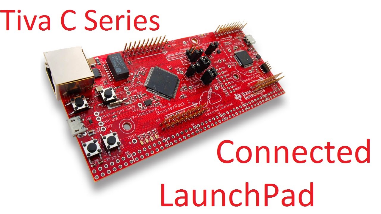 Tiva C Series Connected Launchpad Getting Started EK-TM4C1294XL - YouTube