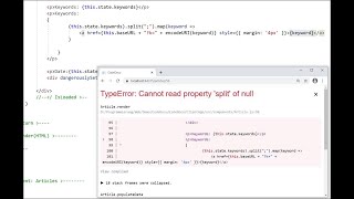 ✅ Solved: Error message:TypeError: Cannot read property 'split' of null in React
