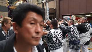 湯島天満宮（湯島天神）　例大祭　天三町会　町内神輿渡御　２０１６．５．２８