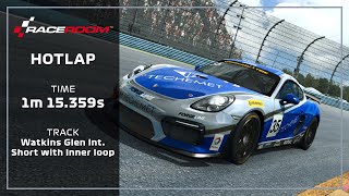 RaceRoom - Hotlap - Porsche Cayman GT4 CS MR - Watkins Glen - 1m 15.359s