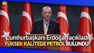 Cumhurbaşkanı Erdoğan'ın Müjdesini Verdiği Petrolün Çıkarıldığı Saha Böyle Görüntülendi