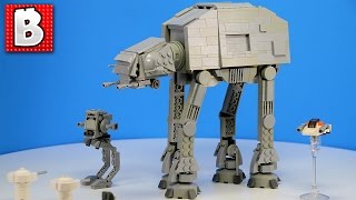 Lego Star Wars Custom Mini AT-AT | Build Time Lapse Review + Lego Ideas Concept