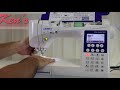 juki dx 1500qvp computerized sewing machine overview by ken s sewing center in muscle shoals al