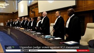 Uganda judge votes against ICJ measures
