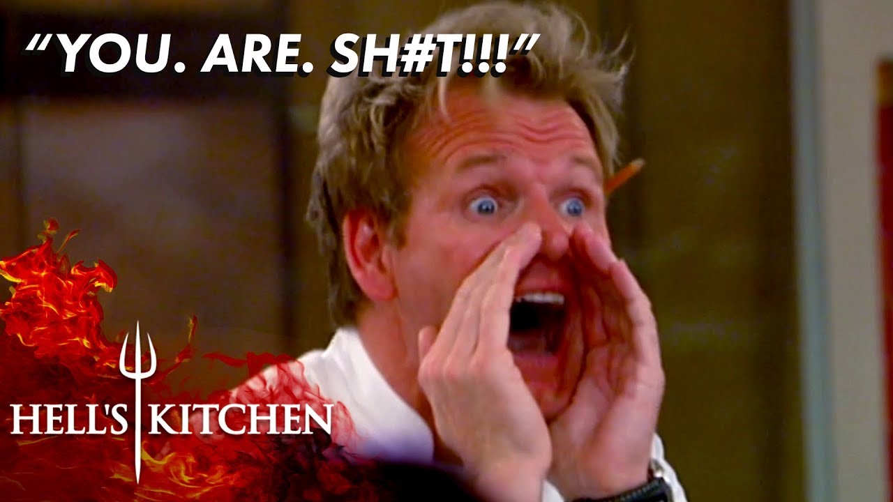 Gordon Ramsay Going Absolutely Berserk Hell S Kitchen Youtube