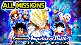 ALL MISSIONS! Supreme Magnificent Battle: Gathering of Super Warriors! Dragon Ball Z Dokkan Battle