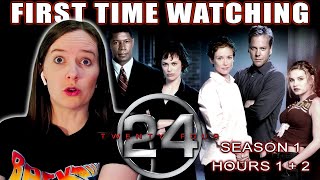 24 - Twenty Four | Season 1 Ep 1 & 2 | TV Reaction | First Time Watching | 24 is Really Good!