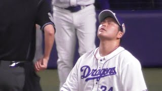 -2022.09.07-【NPB】６回表 福敬登 ガックリ... ピンチに登板も粘りきれず坂倉に2点タイムリー打 中日ドラゴンズ （vs広島）