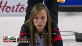 2017 Scotties Tournament of Hearts - Homan (ON) vs. McCarville (NO) - Semifinal