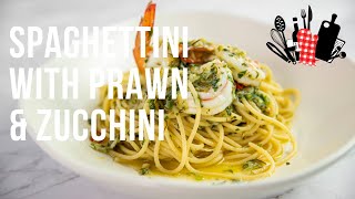 Spaghettini with Prawn & Zucchini | Everyday Gourmet S11 Ep71