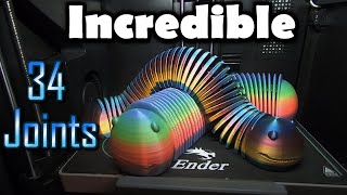 Tinkercad Design Tutorial! Amazing 34 Jointed Caterpillar! ( Concept To Printout )