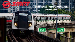 SMRT TRAINS | ALSTOM MOVIA R151 DEBUT