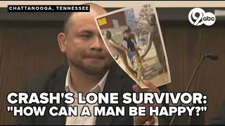 He survived. His wife and 11-year-old son didn't. Emotional testimony grips courtroom