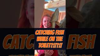 CATCHING FISH ON THE TOILET?!?! #icefishing#womenfishing#pikefishing #fishing #outdoors