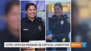 CCPD: Officer remains in critical condition