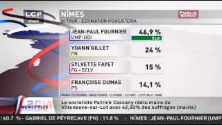 Municipales 2014: premières estimations à 20h