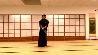 Mugai Ryu Iaido Kata Ryouguruma 無外流居合形両車