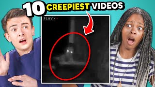 10 Creepiest Things Caught On Camera | Teens React