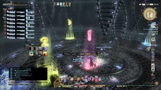 【FF14】次元の狭間オメガ零式:アルファ編4層(後半)　吟遊詩人視点　7215　サブキャラの初クリア【TTHH ハロワ1A 1313】