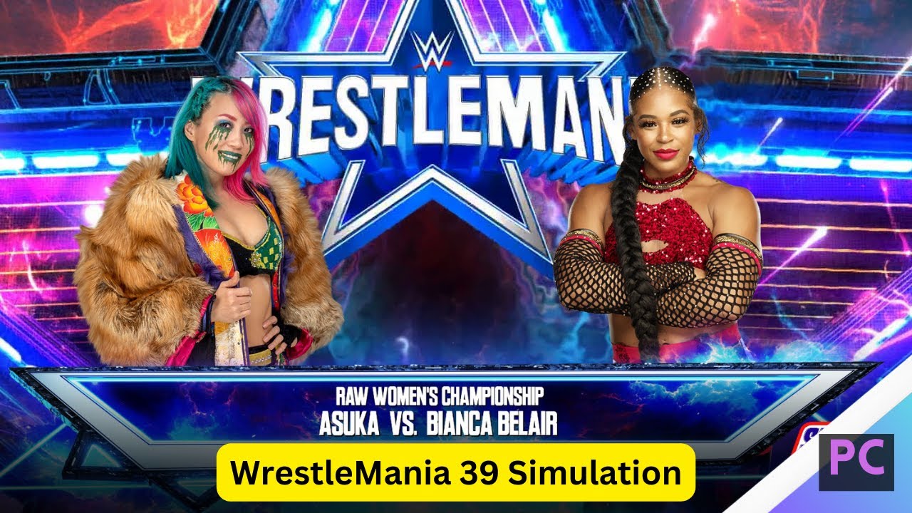 WrestleMania 39 Bianca Belair Vs Asuka Raw Women's Championship WWE ...