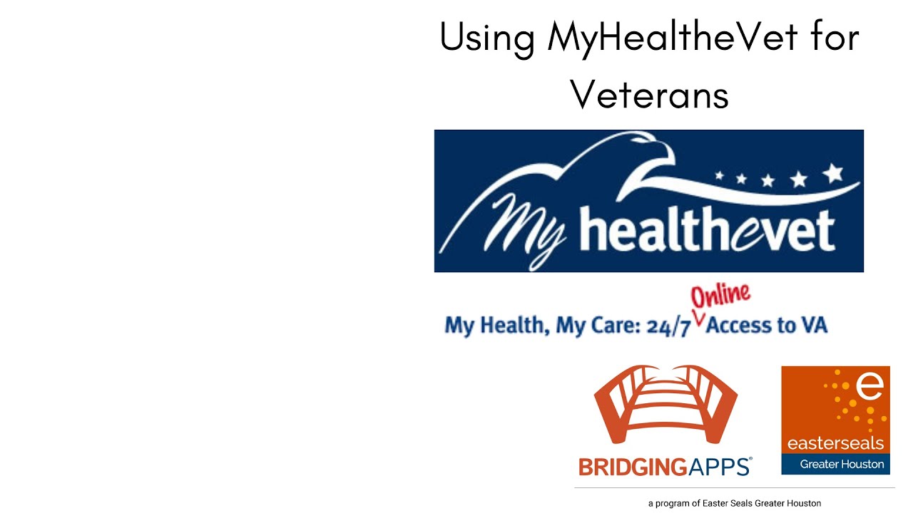 How To Use My Healthevet For Veterans - YouTube