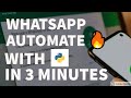 WHATSAPP AUTOMATE WITH PYTHON 🔥 || EASILY EXPLAINED CODE || 2021