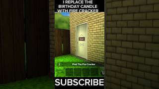 I REPLACE THE BIRTHDAY CANDLE WITH FIRE CRACKER 🤣||#shorts #shortfeed#scaryteacher #gaming