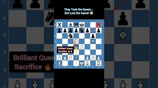 Queen Sacrifice in the Scotch Game!🔥 #chess #chessgame #chesstactics #chesstricks