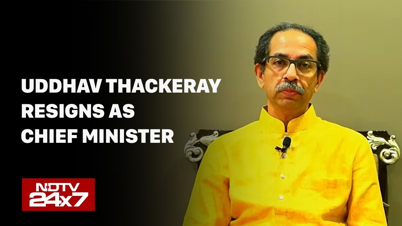 Uddhav Thackeray Resigns As Maharashtra Chief Minister - YouTube