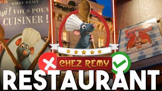 DÉCOUVERTE DU BISTROT CHEZ REMY À DISNEYLAND PARIS !!! 👨‍🍳