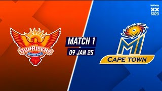 Match highlights | SEC vs MICT | SA20 | Disney hotstar, star sports and sports18