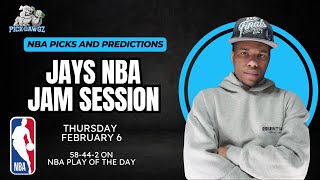 NBA Picks \u0026 Predictions Thursday 2/6/25 | Jay's NBA Jam Session