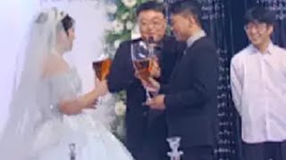 婚礼现场超大杯交杯酒新婚现场 辽阳婚礼 辽阳婚庆 辽阳婚礼一条龙 辽阳婚礼现场