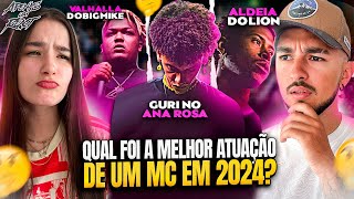 As ATUAÇÕES IMPECÁVEIS de 2024! 👏| Rimas Compilation HD | Apenas um react