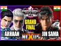 Tekken 8 India Grand Final - Arhaan (CLAUDIO/VICTOR) vs Jin Sama (JIN) - Tekken Nexus 2024