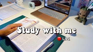 Study with me live || Fire sounds (13-12-22)  Pomodoro ||Happy December  ✨