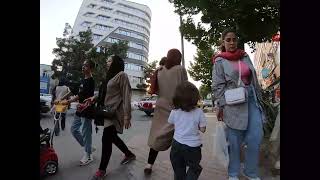 پیاده روی درخیابان های سنندج سه راه ادب-ششم بهمن || Walking in the streets of Sanandaj Shashm Bahman