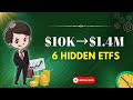 6 Hidden ETFs That Could Turn $10,000 into $1.4 Million (2025 Wealth Strategy)