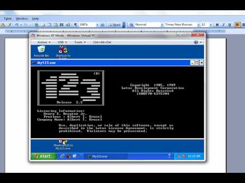 DOS in a Windows 7 Computer DOS in a Windows 7 Computer