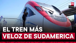 Chile inauguró el tren más rápido y moderno de Sudamérica