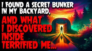 I found a secret bunker in my backyard, and what i discovered inside terrified me...